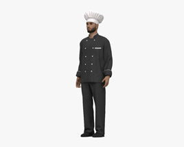 Middle Eastern Chef 3D model
