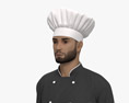 Chef cuisinier du Moyen-Orient Modèle 3d