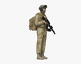 乌克兰特种部队士兵 3D模型