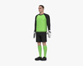 Soccer Goalkeeper 3d model