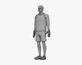 Футбольний воротар 3D модель