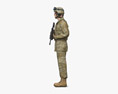 미국 군인 3D 모델 