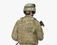 美国士兵 3D模型