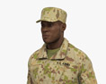 Soldato afroamericano Modello 3D
