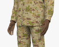 African-American Soldier 3d model