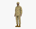 Ближневосточный солдат 3D модель