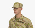 Азійський солдат 3D модель