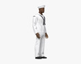 African-American Sailor 3D 모델 