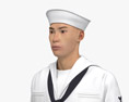 Asian Sailor 3D-Modell