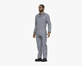 Middle Eastern Factory Worker 3D 모델 