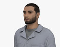 Middle Eastern Factory Worker 3Dモデル