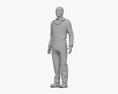Middle Eastern Factory Worker 3D 모델 