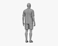 Middle Eastern Soccer Player 3D 모델 