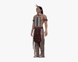 Native American 3D model