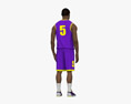 Афроамериканский баскетболист 3D модель