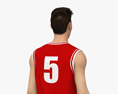 Giocatore di basket asiatico Modello 3D