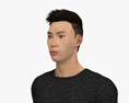 Asian Generic Man 3d model