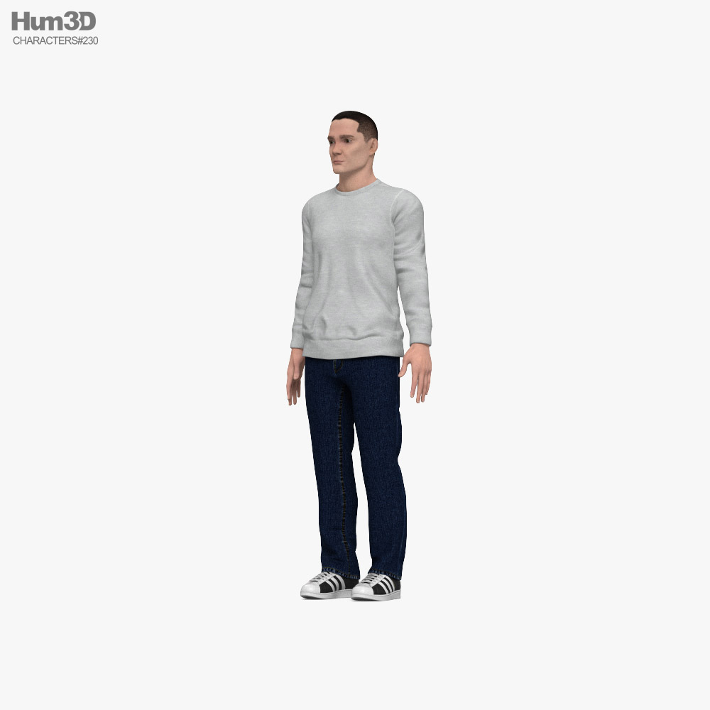 Casual Man 3D-Modell