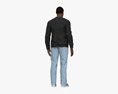 African-American Casual Man 3D 모델 