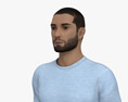 Middle Eastern Casual Man 3d model