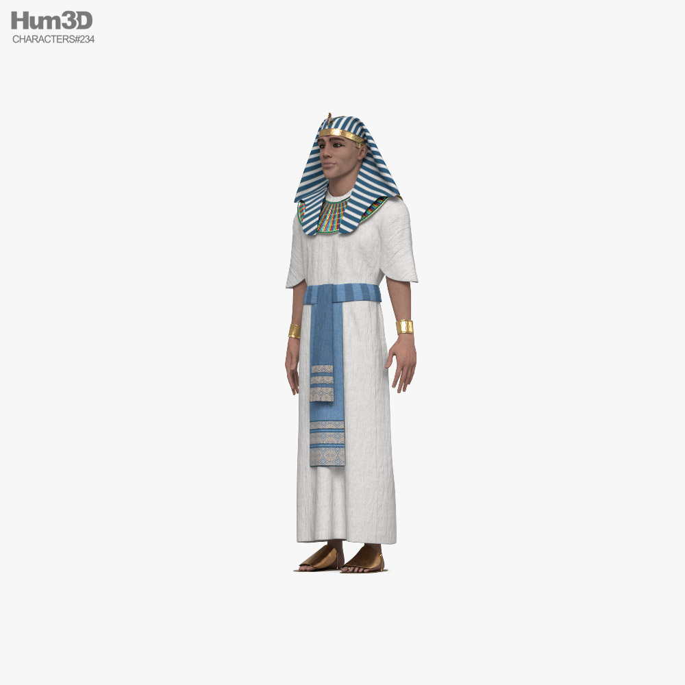 Pharao 3D-Modell