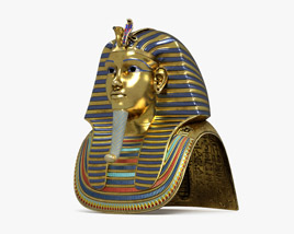 Máscara de Tutancâmon Modelo 3d