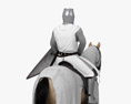 Crusader Knight on Horse 3D 모델 