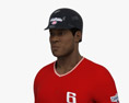 African-American Baseball Player 3D модель