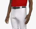 African-American Baseball Player 3D模型