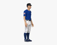 Asian Baseball Player 3d model