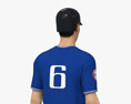 Asian Baseball Player Modelo 3d