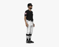 Middle Eastern Baseball Player 3Dモデル