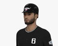 Middle Eastern Baseball Player 3d model