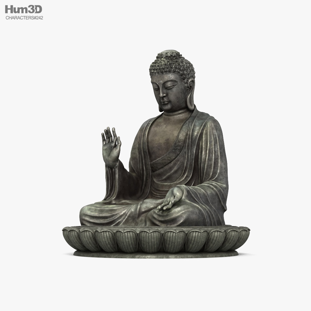 Buddha Statue 3D-Modell