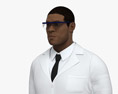 African-American Scientist 3Dモデル