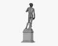 Statua del David Modello 3D