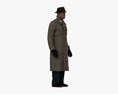 African-American Detective 3D модель