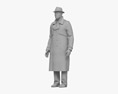 African-American Detective 3D-Modell