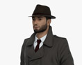 Middle Eastern Detective 3D модель