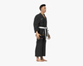 Asian Man in Kimono 3D模型
