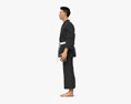 Asian Man in Kimono 3D-Modell