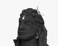 Adiyogi Shiva Bust Modello 3D