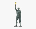 羅得島太陽神銅像 3D模型