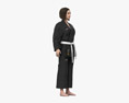 Woman in Kimono Modèle 3d
