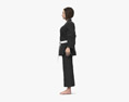 Woman in Kimono 3D 모델 