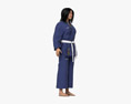 Asian Woman in Kimono Modello 3D