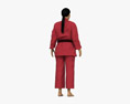 Middle Eastern Woman in Kimono 3Dモデル