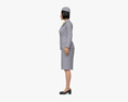 Asian Stewardess 3D модель