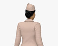 Middle Eastern Stewardess 3D模型