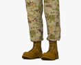 Middle Eastern Female Soldier Modelo 3D